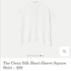 Everlane silk blouse